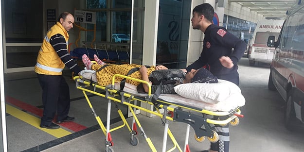 Tenekede ceviz kabuğu yakan bir ailenin 6 ferdi hastanelik oldu