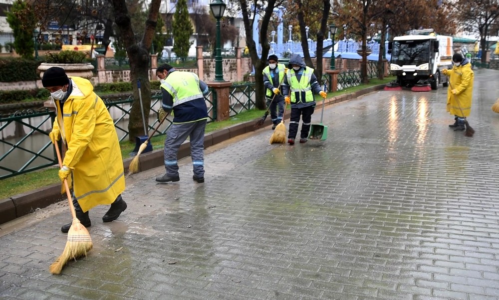 Tepebaşı’nda bahar temizliği 