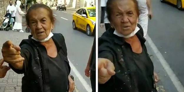 Tepki yağıyor! Yaşlı kadın başörtülülere hakaretler yağdırdı