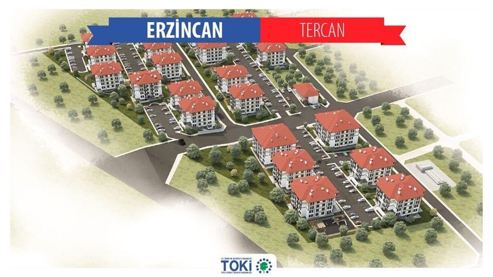 Tercan ilçesinde 351 konutun ihalesi yapıldı 
