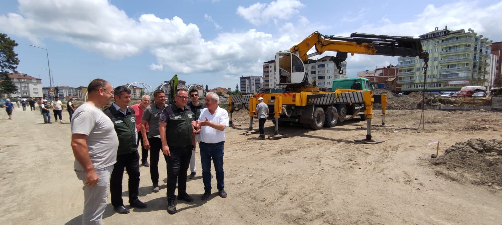 Terme Çayı ıslahında fore kazıklar tamam! Artık sona geliniyor