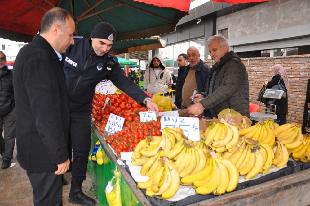 Terme’de pazarlar denetim altında 