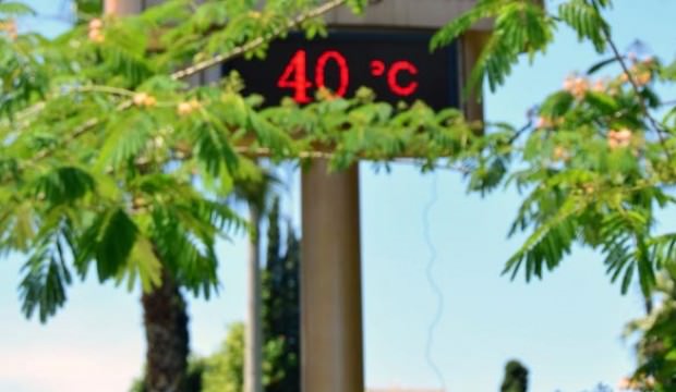 Termometreler bile eridi! 40 derece...