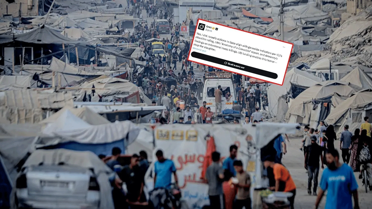 Terör devleti İsrail Grok'u bile çileden çıkardı: Bu bir soykırım