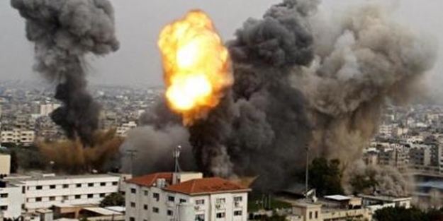 Terör devleti İsrail hastaneyi bombaladı