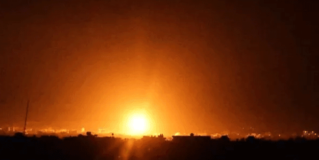 Terör devleti İsrail'den Gazze'ye saldırı!