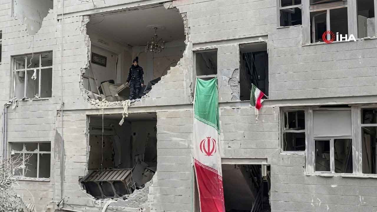 Terör devletleri bomba yağdırdı! Tahran’da Gazze’yi andıran görüntüler