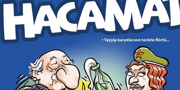 Terör flörtçülerine 'mizahi' kapak!