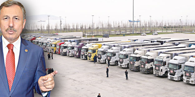 Terör mağdurları için 82 TIR insanî yardım
