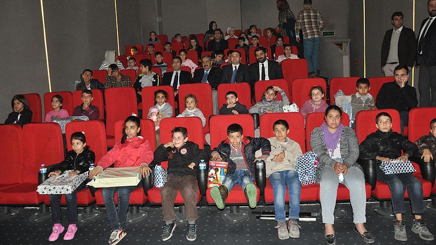 Terör mağduru çocuklar sinemayla tanıştı