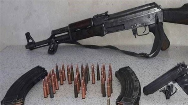 Terör operasyonunda mühimmat ele geçirildi