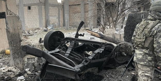 Terör örgütü bomba yüklü araçla saldırdı