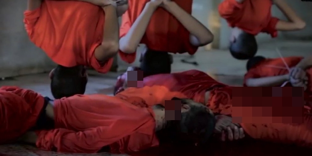 Terör örgütü DAEŞ yeni katliam videosu yayınladı! (+18)