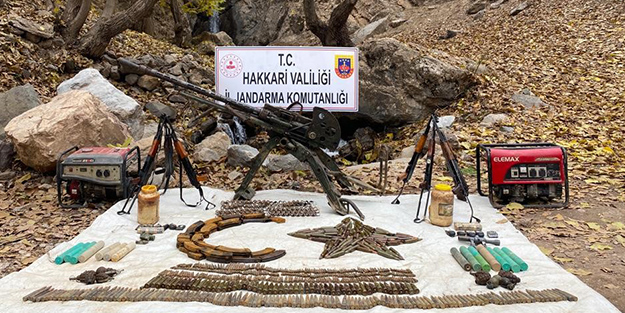 Terör örgütü PKK'ya operasyon! Çok sayıda mühimmat ele geçirildi
