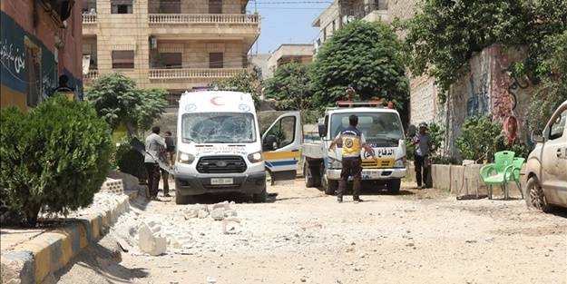 Terör örgütü PKK/YPG'den Afrin'de kalleş saldırı
