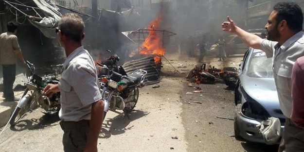 Terör örgütü PKK/YPG'den alçak saldırı