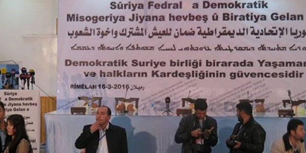 Terör örgütü PYD 'fedaralizm' ilan etti!