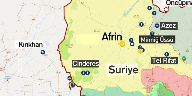 Terör örgütü YPG/PKK'dan Afrin'de sinsi plan!