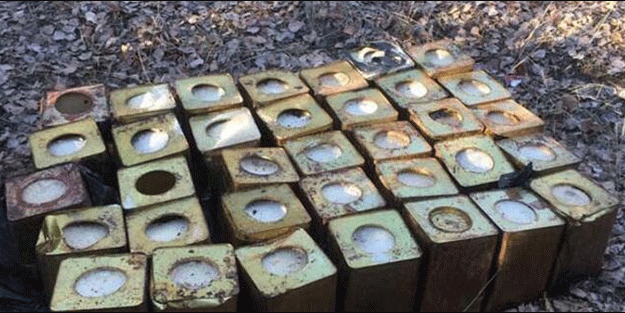 Terör örgütüne bir darbe daha! 1 ton 50 kg. ellerinden alındı