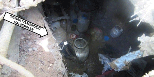 Terör örgütünün sığınağından bakın neler çıktı?