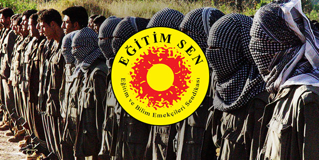 Terör sendikası Eğitim-Sen ihanet bildirisine de sahip çıktı!