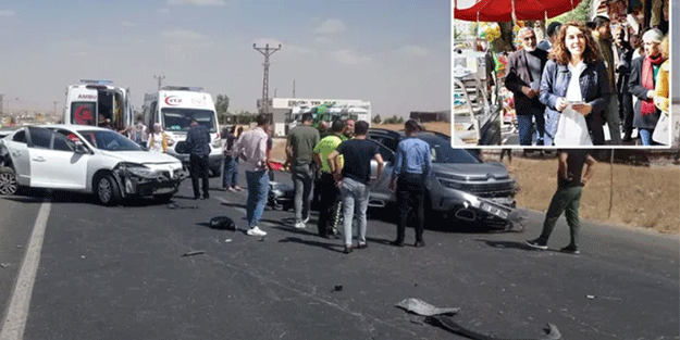 Terör sevici HDP'liler trafik kazası geçirdi!