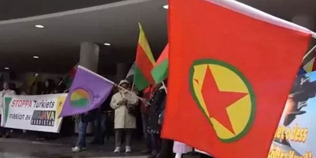 Terör yandaşları Stockholm'de ortaya çıktı