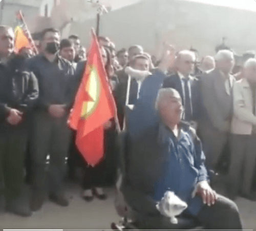 Terör yandaşlarından SİHA protestosu