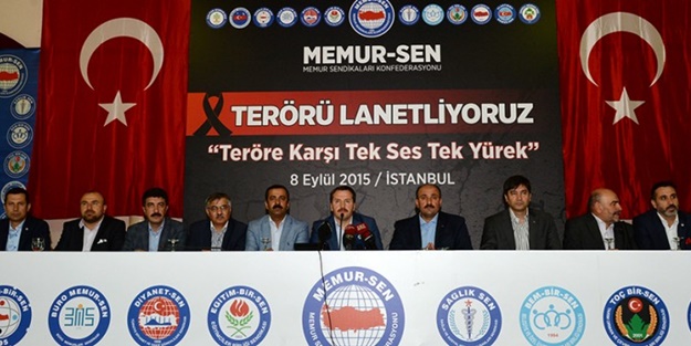 Teröre karşı tek ses tek yürek