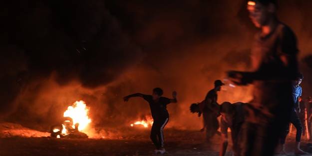 Terörist İsrail askerleri, gerçek mermiyle saldırdı