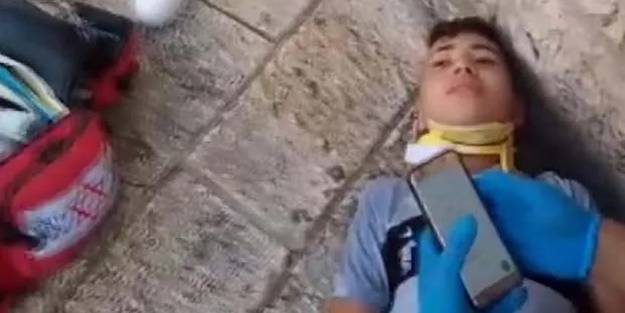 Terörist İsrail polisinden bir alçaklık daha! Bisikletine taktı diye...