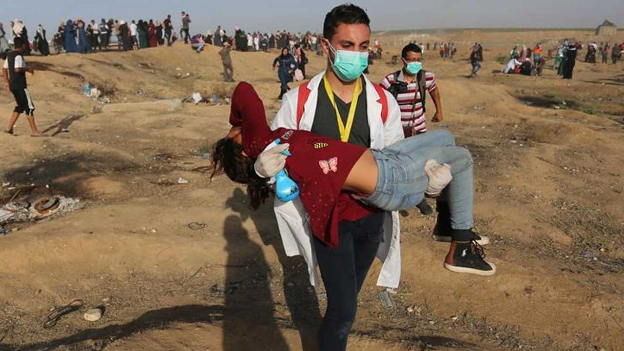 Terörist İsrail yine çocuk öldürdü