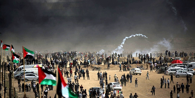 Terörist İsrail'den katliamı aklamak için skandal paylaşım