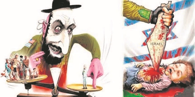 Terörist İsrail'i çizdi diye gözaltına alındı