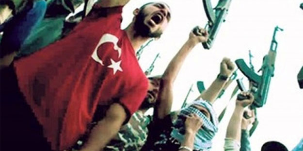 Teröriste Türk bayrağı giydirildi!