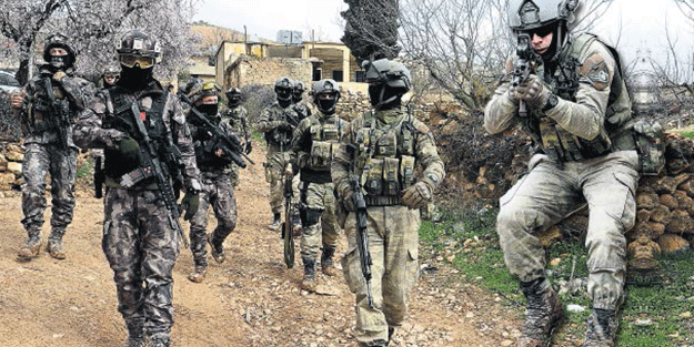 Teröristin kabusu özel timler içeride