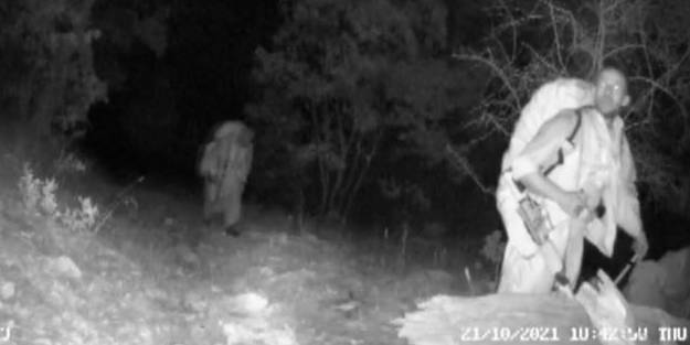 Teröristler böyle görüntülendi! Fotokapan tespit etti SİHA'lar etkisiz hale getirdi