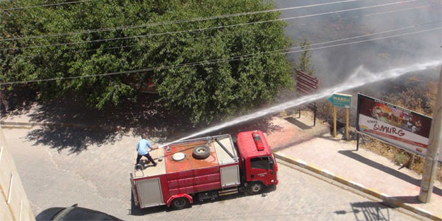 Teröristler itfaiye ekibini taradı