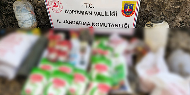 Teröristlere ait yaşam malzemesi ele geçirildi