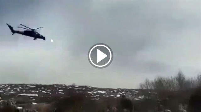 Teröristlere dağda bomba yağdırıldı! İşte operasyon anı...