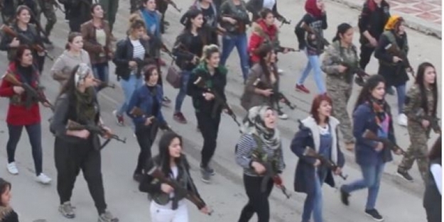 Teröristleri Afrin'e getirdiler