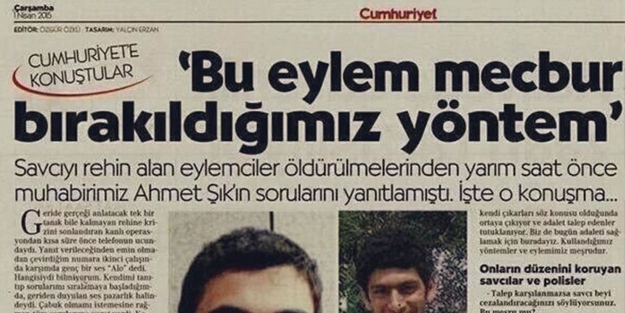 Teröristleri aklamak için yaptıklarına bakın! Kadın katilleri için de böyle başlık atabilir misiniz?