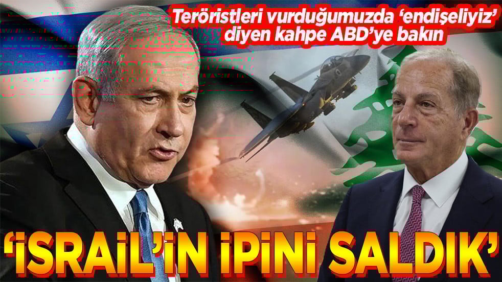 Teröristleri vurduğumuzda ‘endişeliyiz’ diyen kahpe ABD’ye bakın 'İsrail'in ipini saldık'