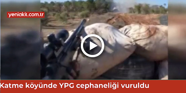 Teröristlerin cephaneliği böyle vuruldu