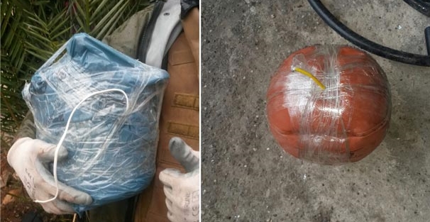 Teröristlerin gizlendiği evlerden çıkıyor