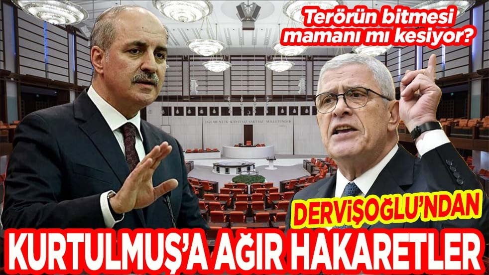 Terörün bitmesi mamanı mı kesiyor? Dervişoğlu'ndan Kurtulmuş'a ağır hakaret