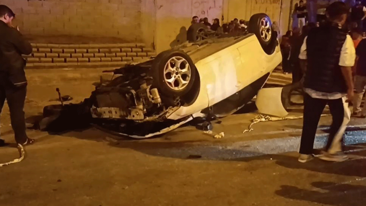 Ters dönen otomobilin sürücüsü öldü