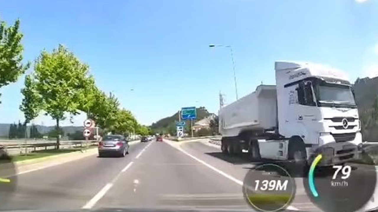 Ters yönde metrelerce ilerledi! Yanlış yola girdi, can pazarı yaşandı