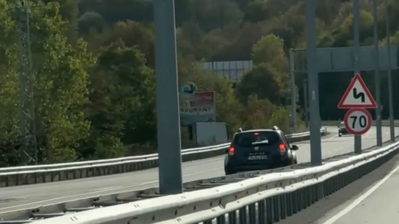 Ters yönde ölümle dans! O anlar kamerada