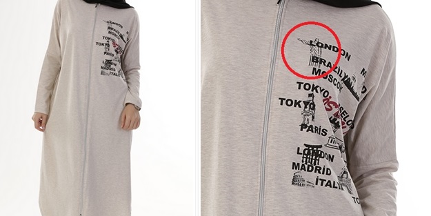 Tesettürlü hanımlar ne giydiğinize dikkat edin